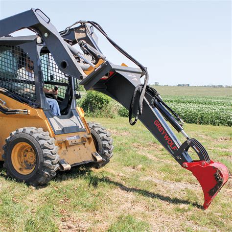 back hoe for skid steer|backhoe attachment for skid steer.